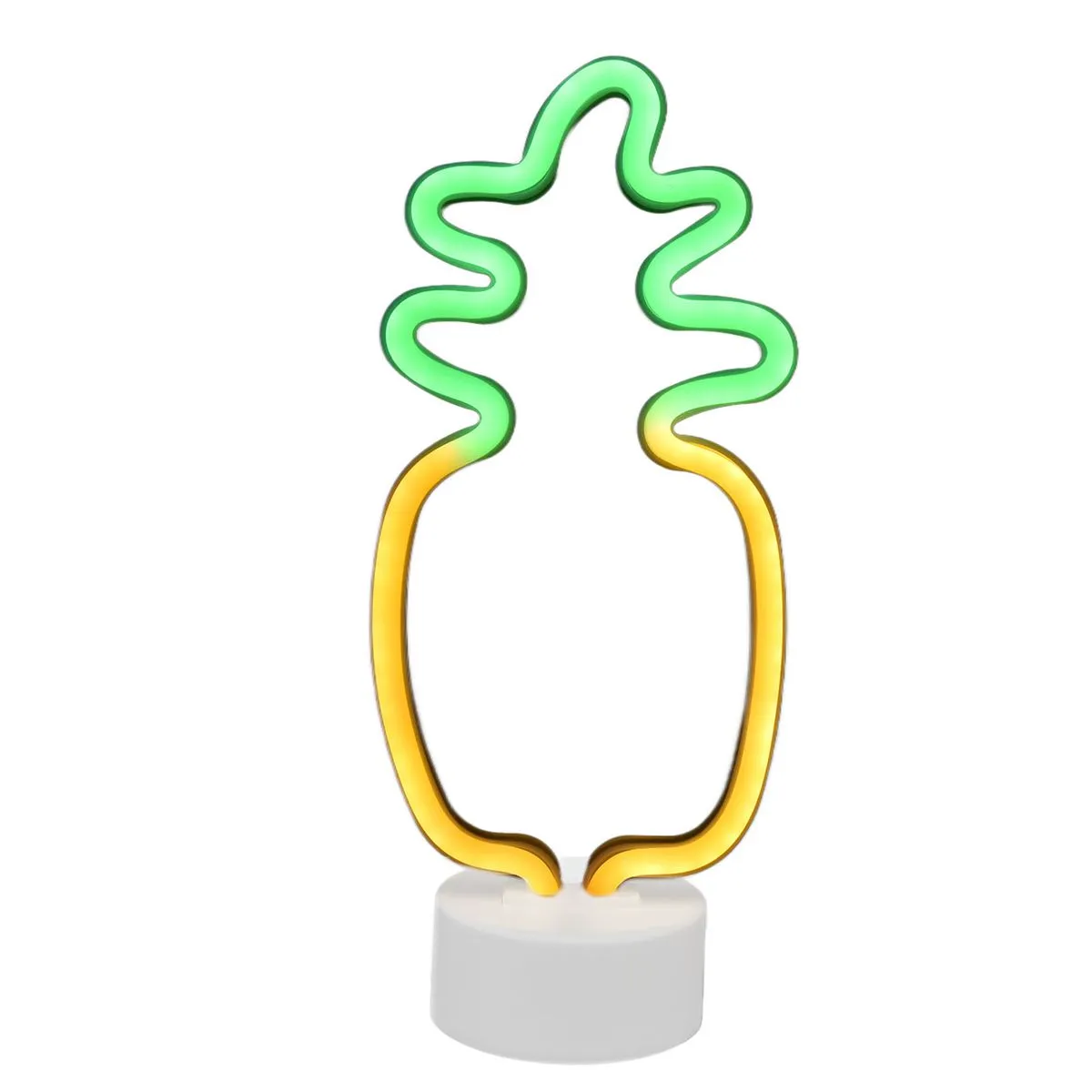 Battery - Powered Neon Night Light (20000 - Hour Life, Green)