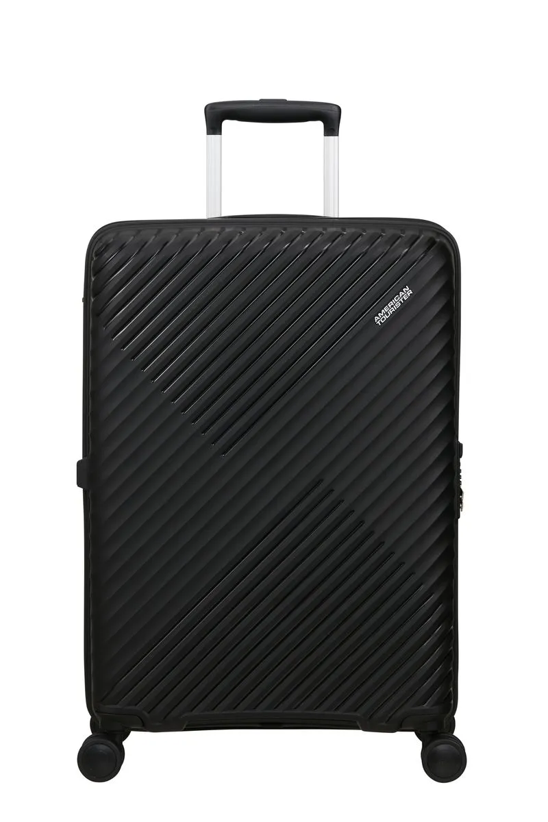 American Tourister AT Diablast Spinner 68cm Expandable Suitcase - Black Code