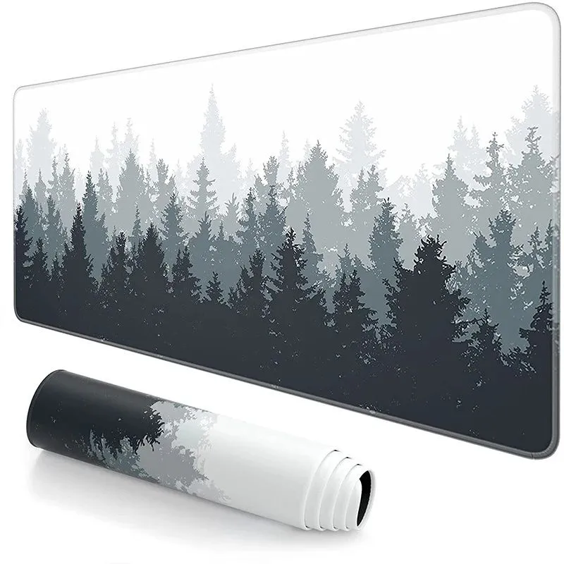 Forest Trees XXL Gaming Mouse Pad, Compatible with PC and Laptop