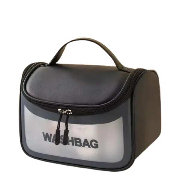 BC Travel Toiletry - Makeup Bag with Hook - Black