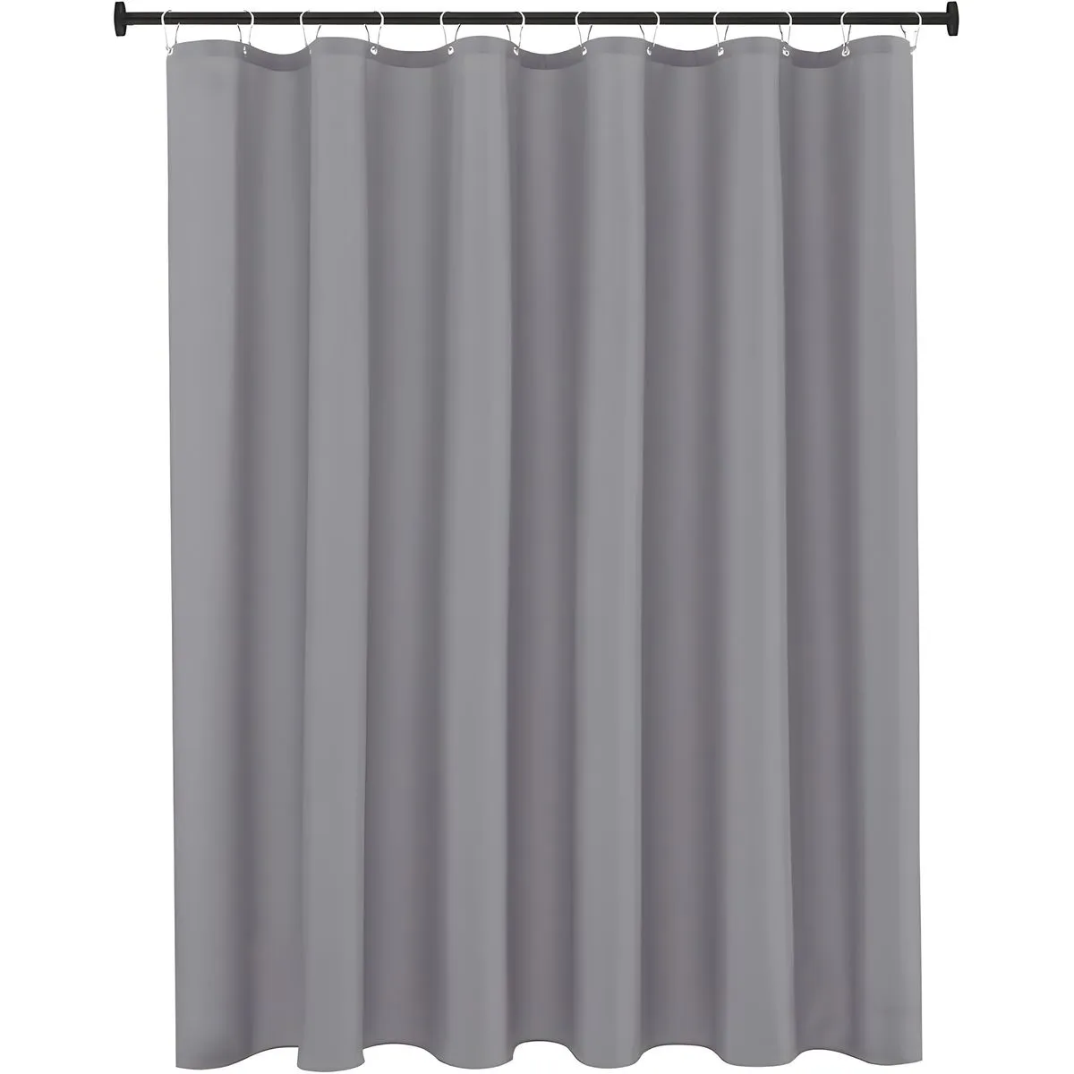 Shower Curtain Liner Waterproof PEVA Shower Curtain with 12 Hooks - 180cm