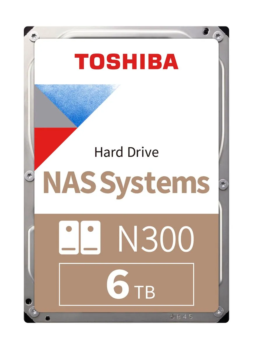 Toshiba N300 NAS Hard Drive 6TB SATA III (512MB/7200RPM)
