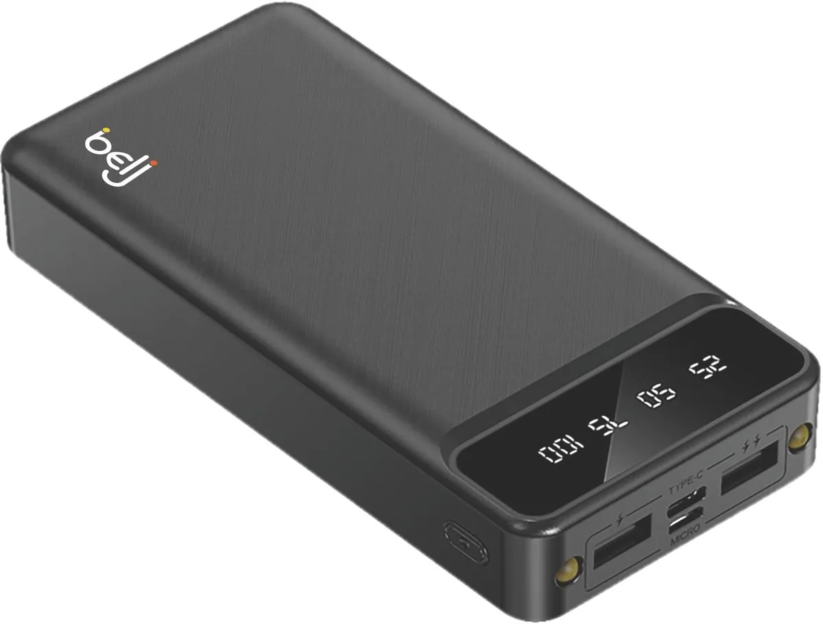 Belj 20000mAh Powerbank with LED Torch Fast Travel Powerbank