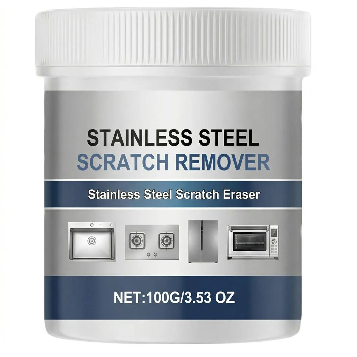 100g Stainless Steel Scratch Remover Kit - All-Purpose Appliance Restorer