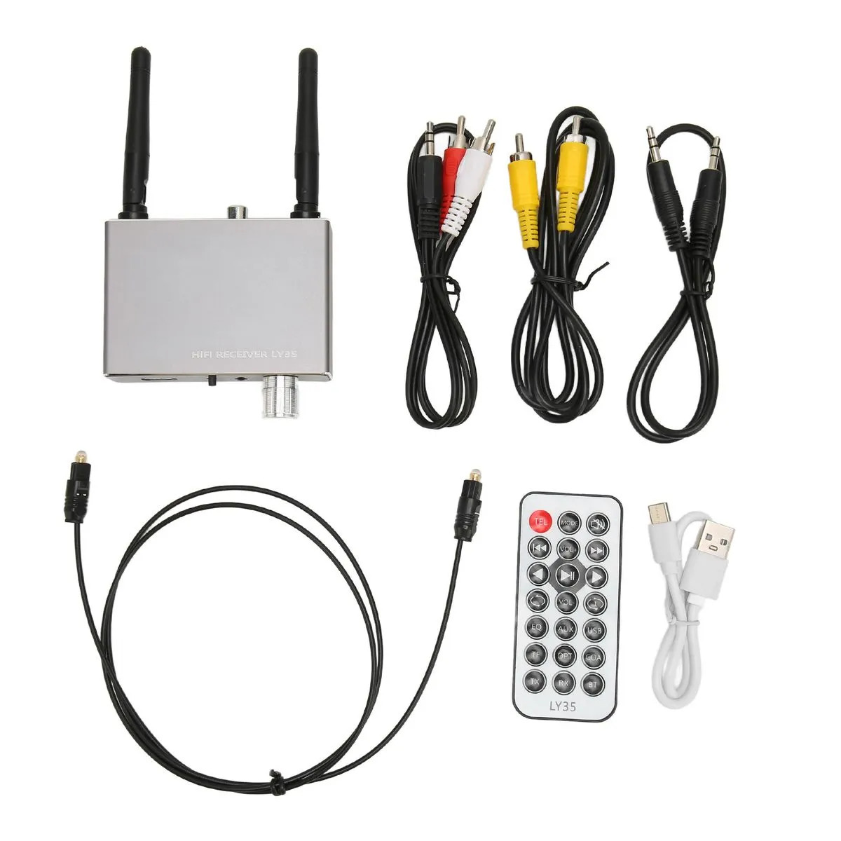 For Toslink Coaxial Wireless Bluetooth Sound Digital to Analog Converter
