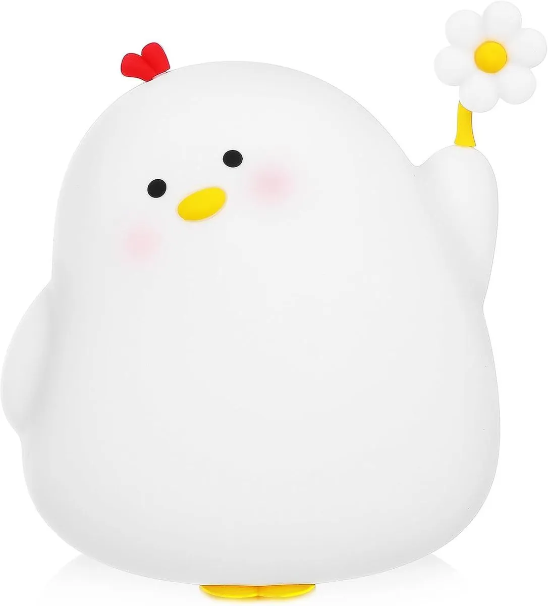 Night Light Chicken LED Cute Night Light Lamp with Dimmable Rechargeable