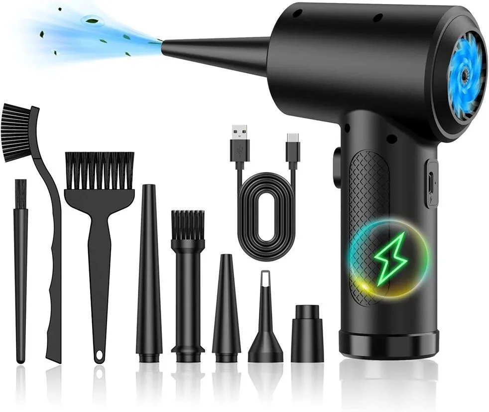 Cordless Air Duster Compressed Air Blower For Computer Cases Keyboards Cars