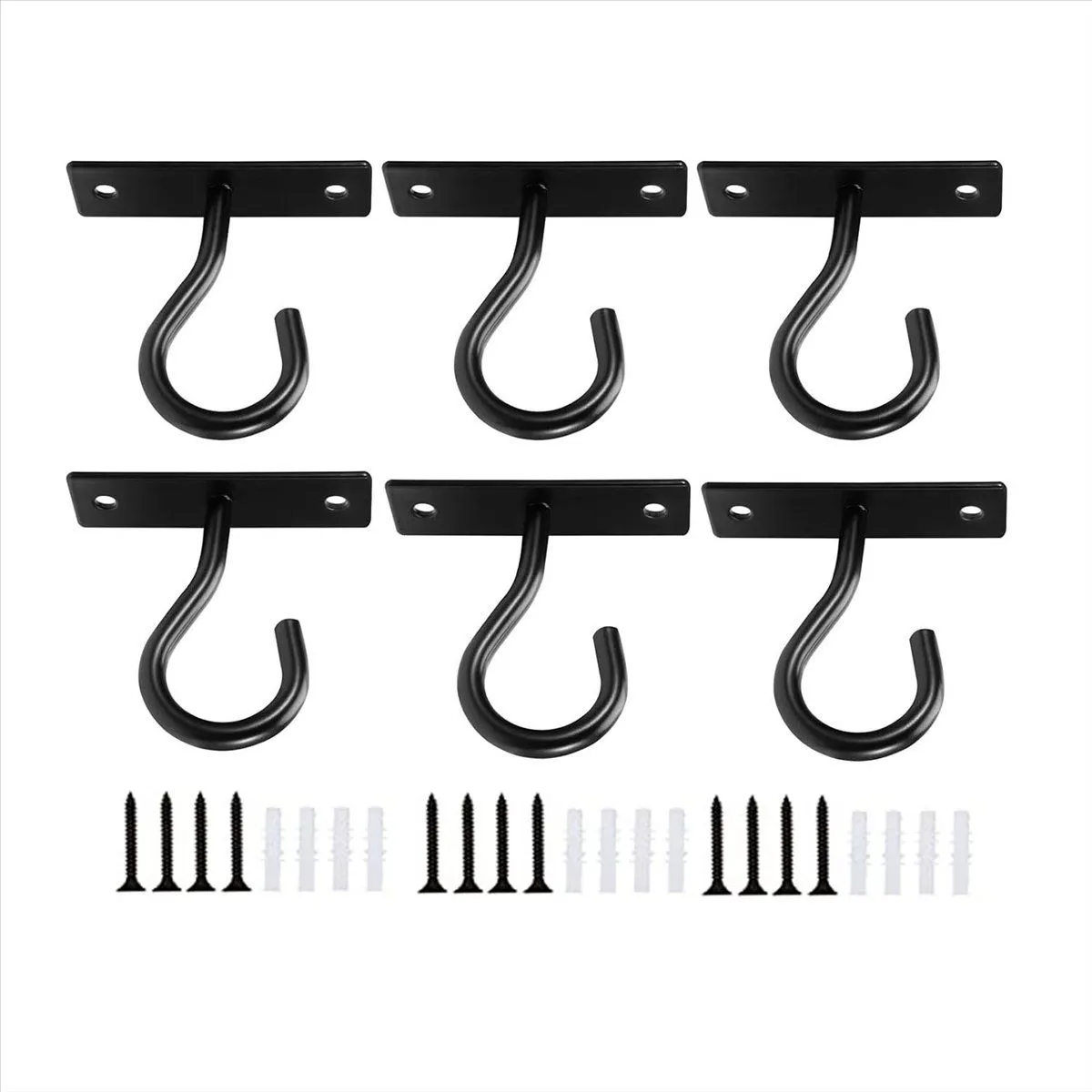 Ceiling Hooks for Hanging Plant Wall Hook for Planters 6 Pcs
