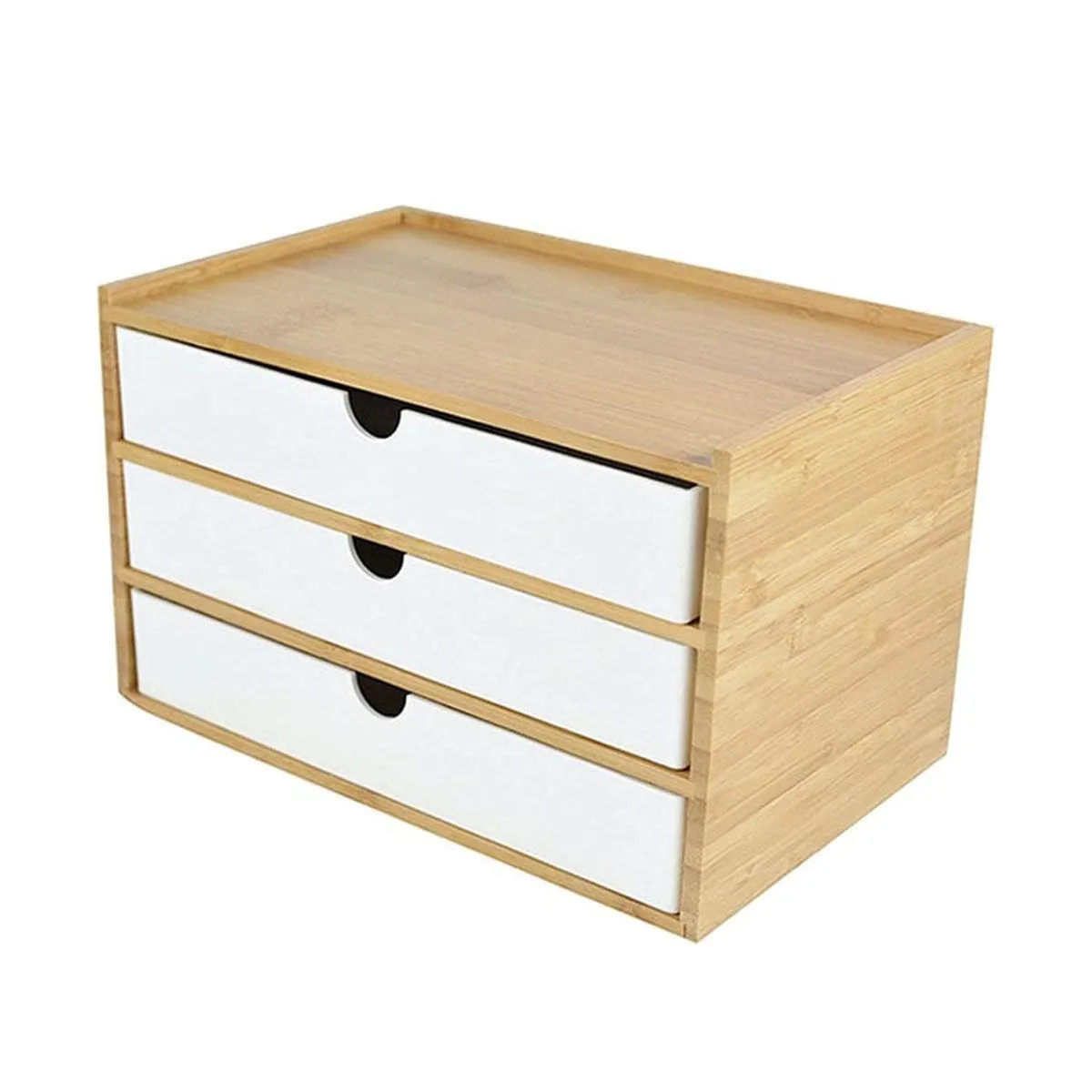 JESSEJESSE 3-Tier Drawer Organizers,Filing Cabinets Desktop Storage Box