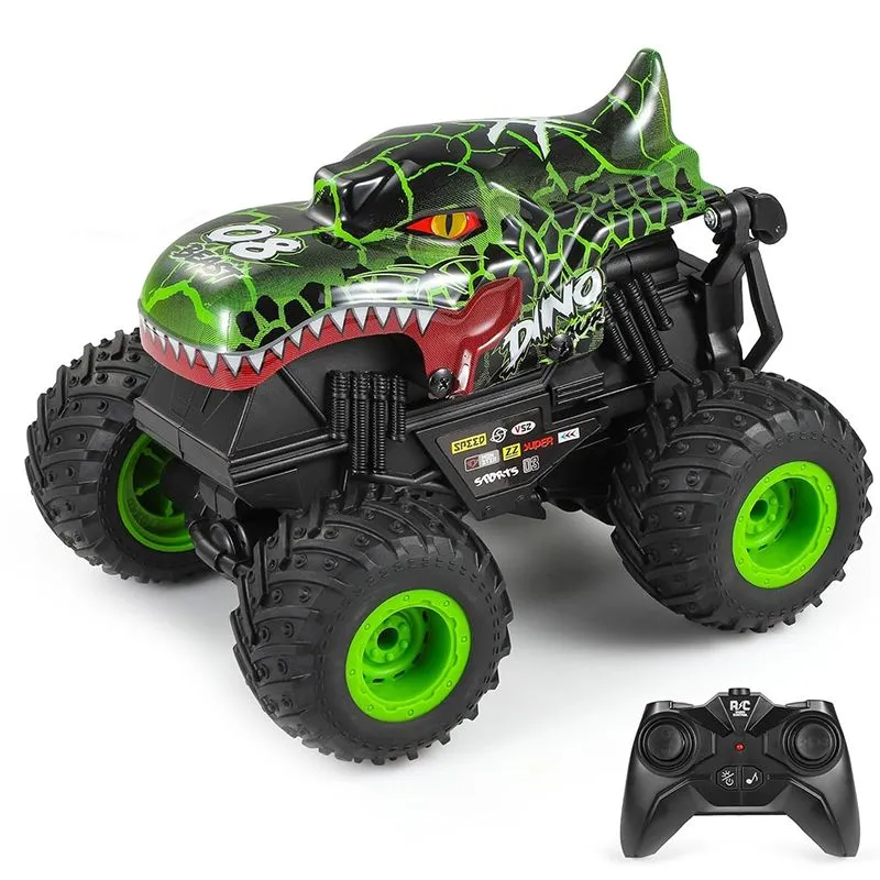 Stunt LED Dinosaur Remote Control Car RC Cars Drift Monster Truck Kids Toy