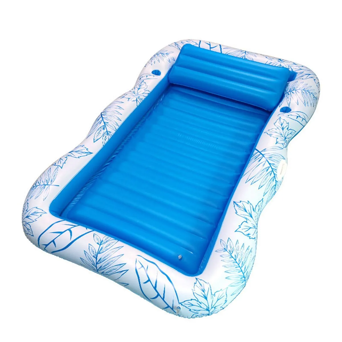 Inflatable Float Bed Pool Float Pool Lounger Swim Float Water Raft - 195×125cm