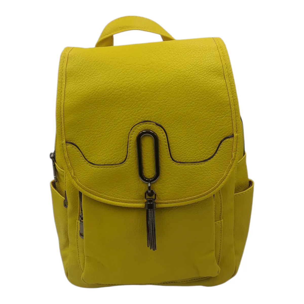 Ladies Everyday Backpacks Purse Handbags Travel Women Bags - Yellow