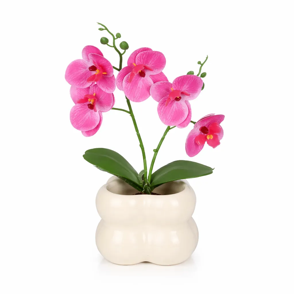 Artificial Flower Potted Plant - Pink