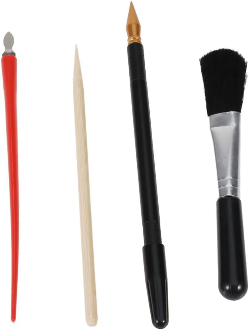 Scratch Painting Tool Set Pen Brush Stick and Scratch for Detailed DIY