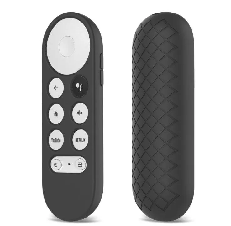Silicon Remote Control Cover Case for Google Chromecast 2020 - Black