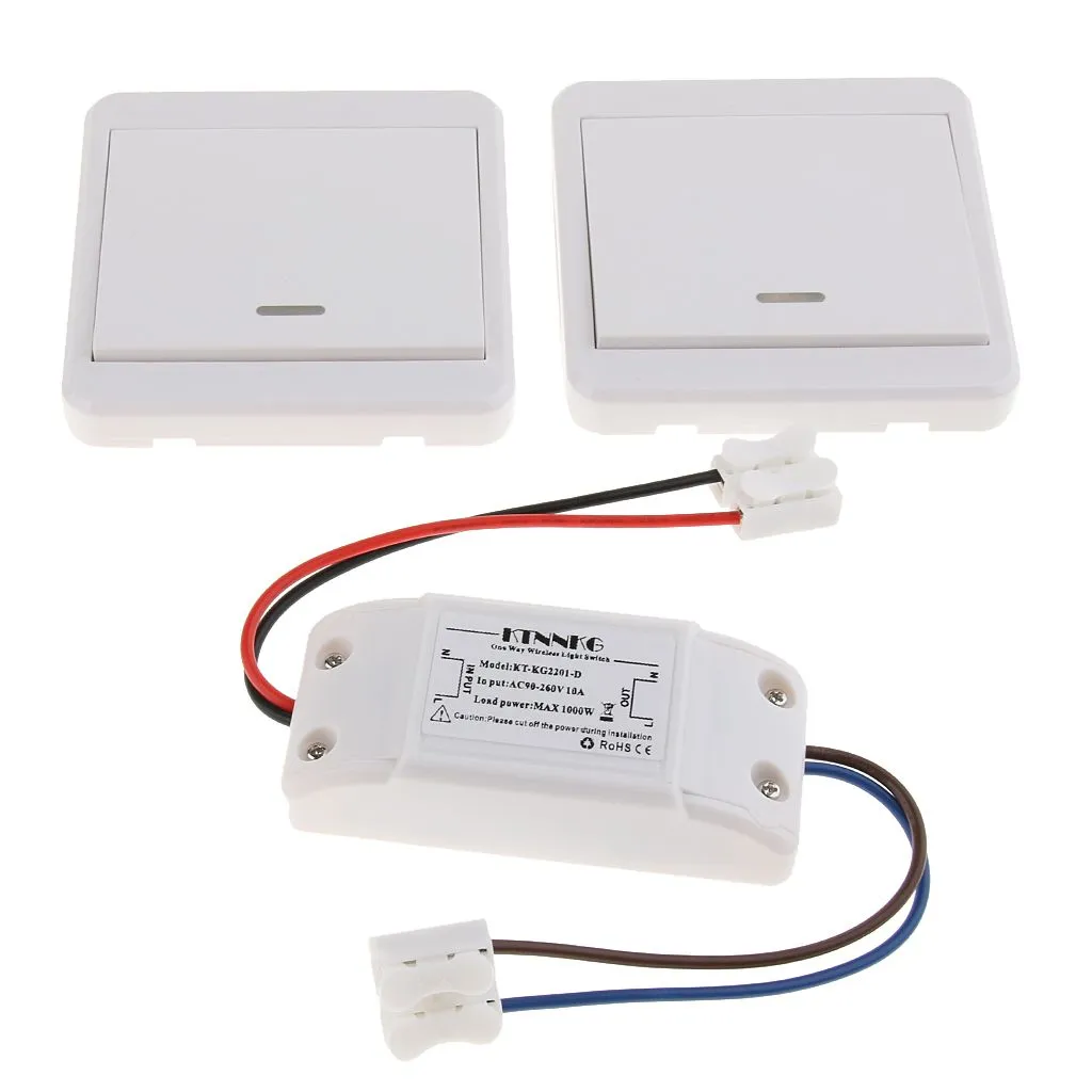 Sigle Channel AC85-260V 433.92Mhz RF Wireless Switch Remote Controller 100M