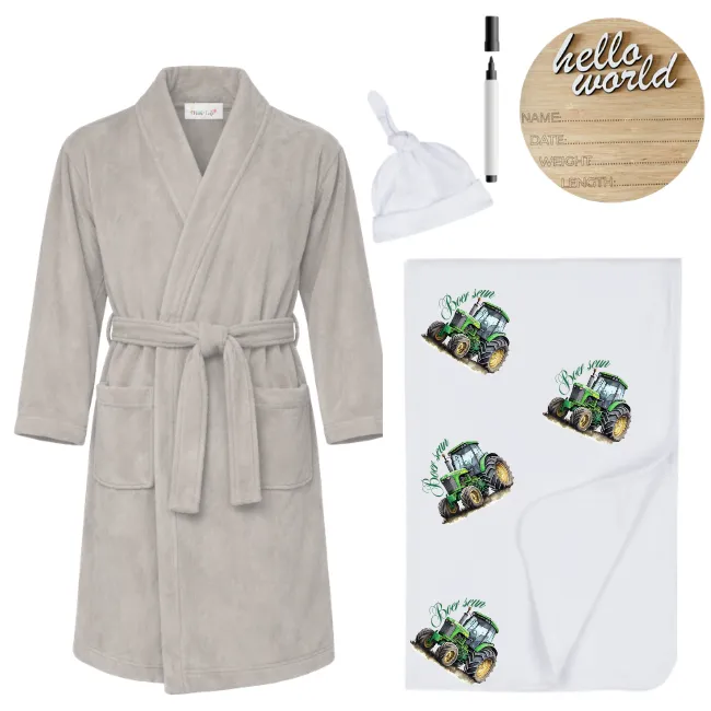Hospital Set-Mom&Me-Winter Gown, Swaddle & Birth Ann-Stone-Boer Seun