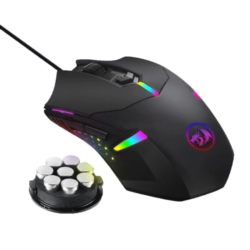 Redragon CENTROPHORUS2 7200DPI RGB Gaming Mouse - Black
