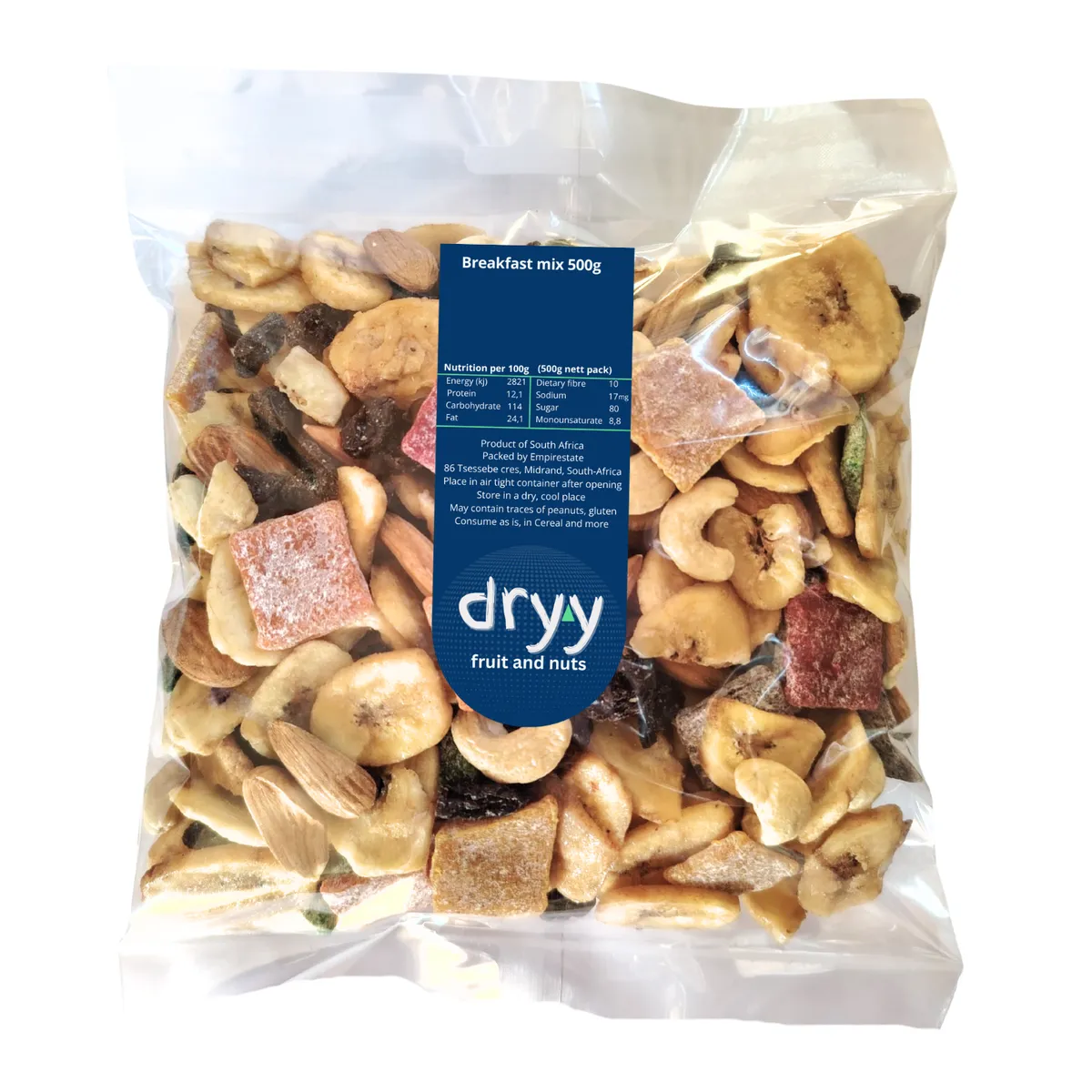 Fruit and nut Breakfast mix 500g