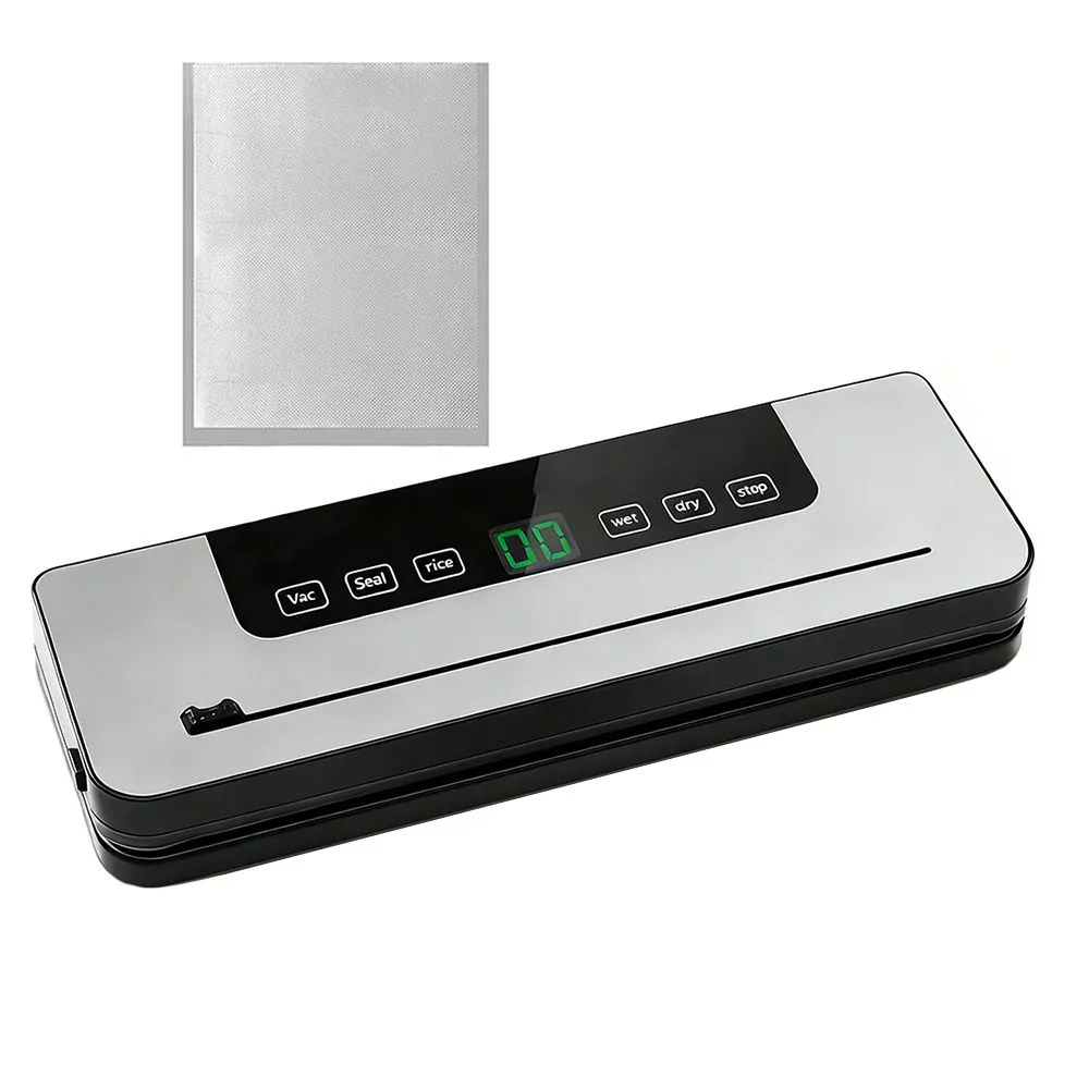 Vacuum Sealer Machine with 50 Vacuum Bags, 6 in 1 Food Vacuum Sealer