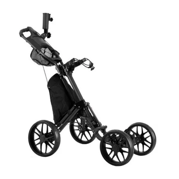 4 Wheel Foldable Golf Push Cart Trolley