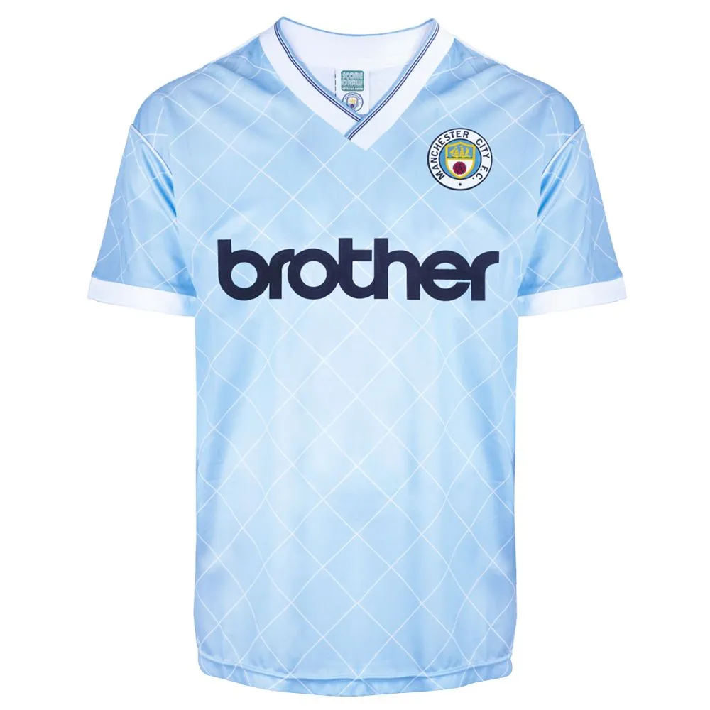 Manchester City Unisex 1988 Retro Football Supporters Shirt