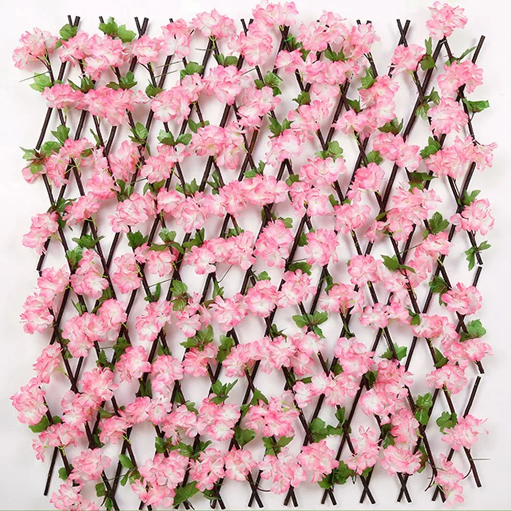 110cm Artificial Flowers for Decorating Wall Hanging Flowers for Home Decor - Pink