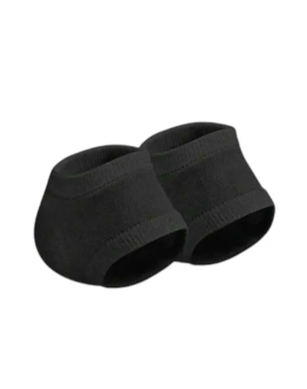 1 Pair - Heel and Ankle Protection Socks - Black