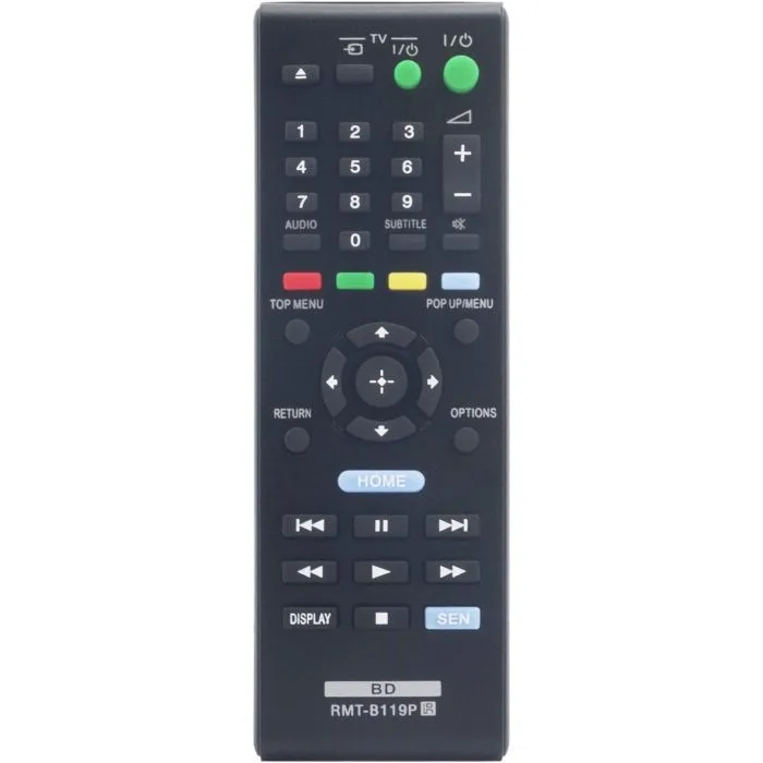 Replacement Remote Control RMT-B119P For SONY BluRay DVD Player BDP-S190