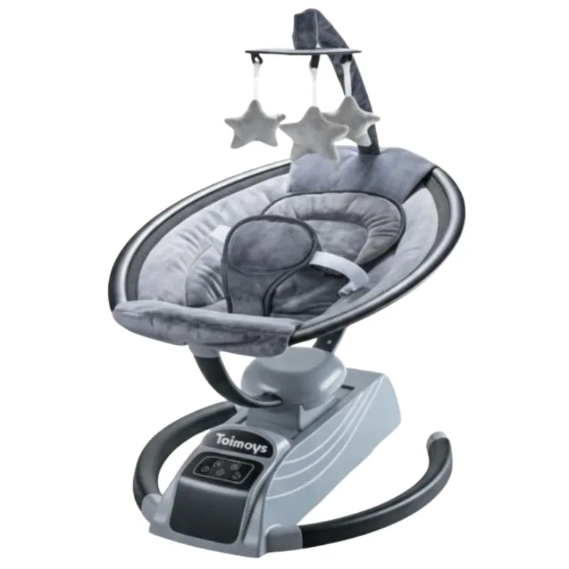 Electric Baby Rocker & Soothing Swing Chair with Toy Mobile