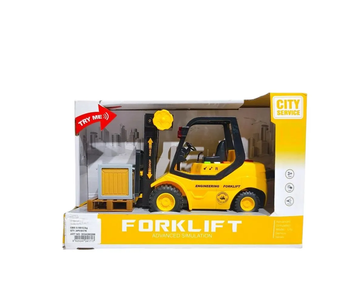 Friction Powered Forklift Truck