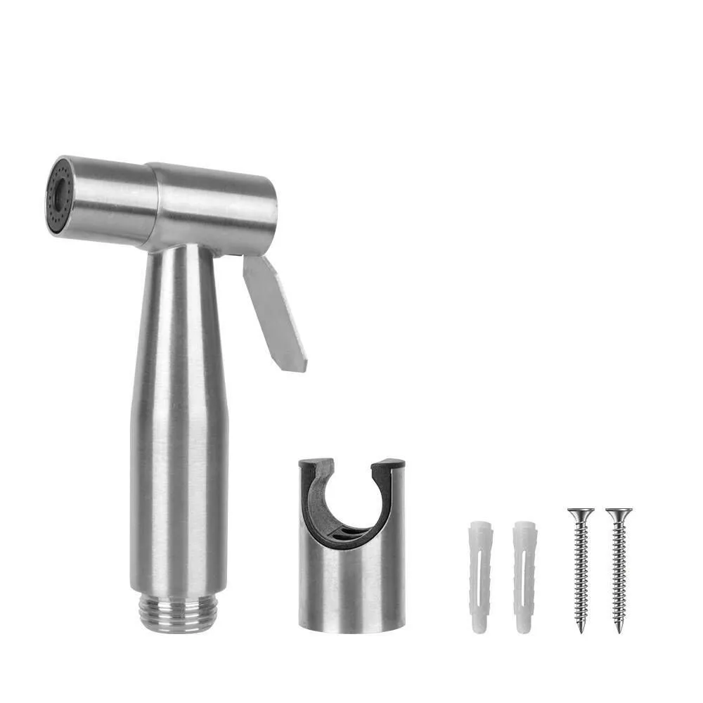 Toilet Shower Head for Bathroom - Hand Sprayer - Handheld Self Cleaning - WHITE
