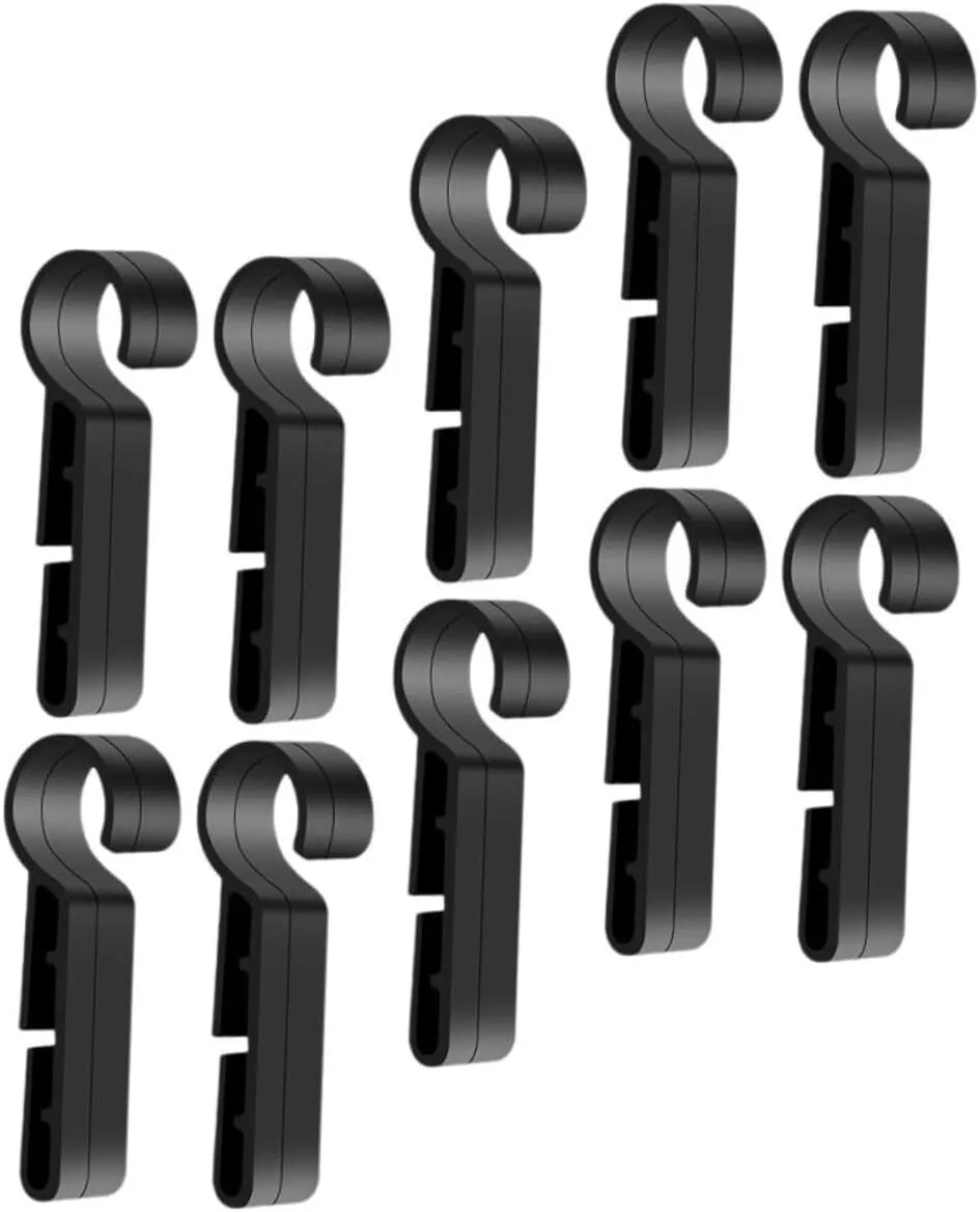 50pcs Hard Hat Light Clips Headlamp Hooks for Easy Install Headlight Clips