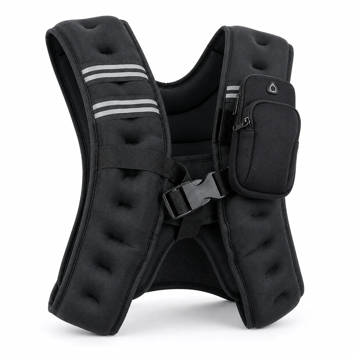 12LB Weighted Vest, Vest with Reflective Stripe for Workout