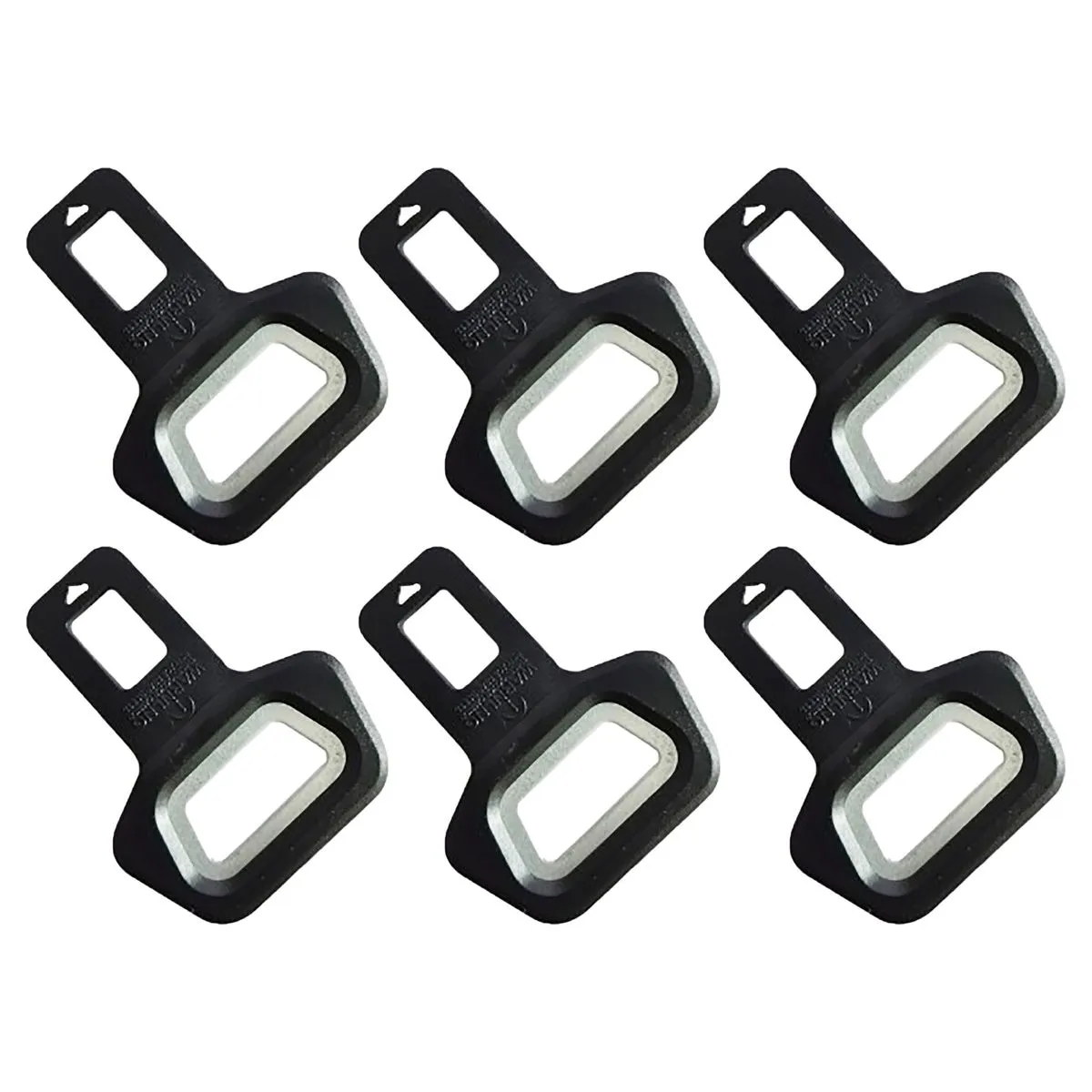 6pk Car Seat Belt Buckle , Auto Belt Buckle Fastener & Bottle Opener, Black