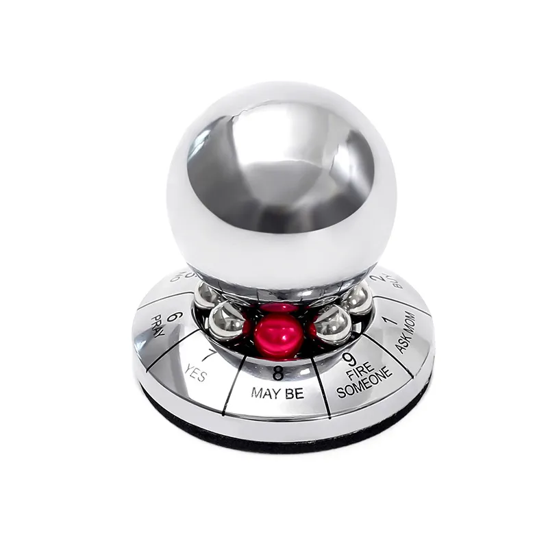 Metal Decision Ball Finger Spinner - Anti-Stress Desk Toy & Office Decor