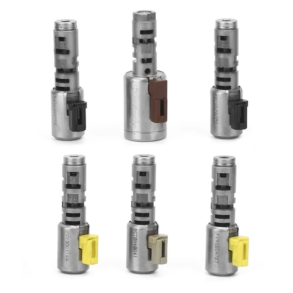 6Pcs Transmission Solenoid Set TR60SN 09G 09D 09M N93 N92 N282