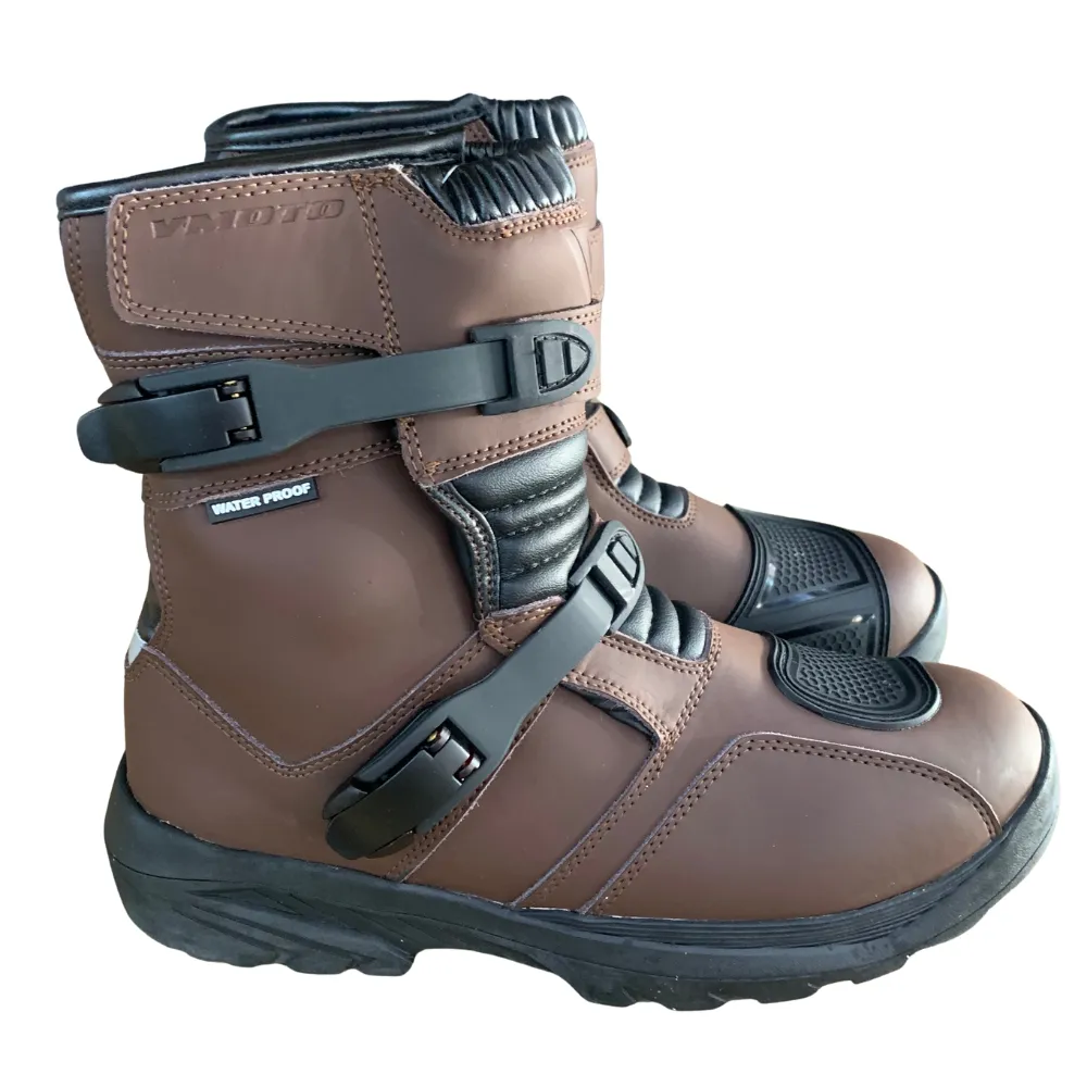 VMoto - Adventure Short Boots - Brown