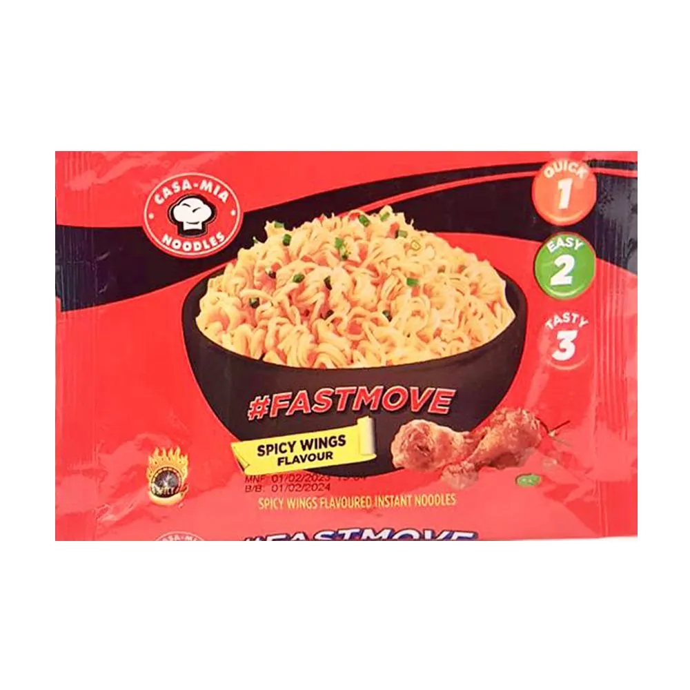 Fastmove 2-Minute Noodles Spicy Wings 40x70g Packs