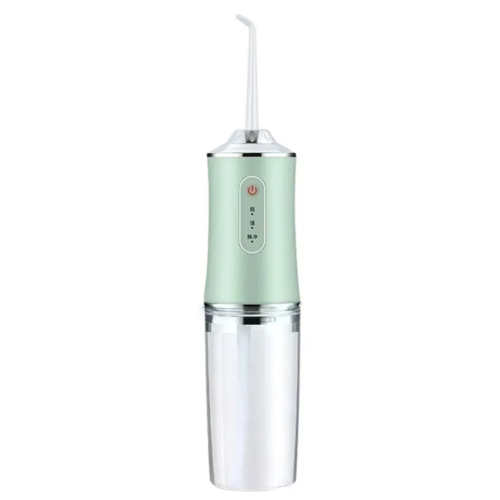 Portable Rechargeable- Oral Irrigator Water Flosser - Green
