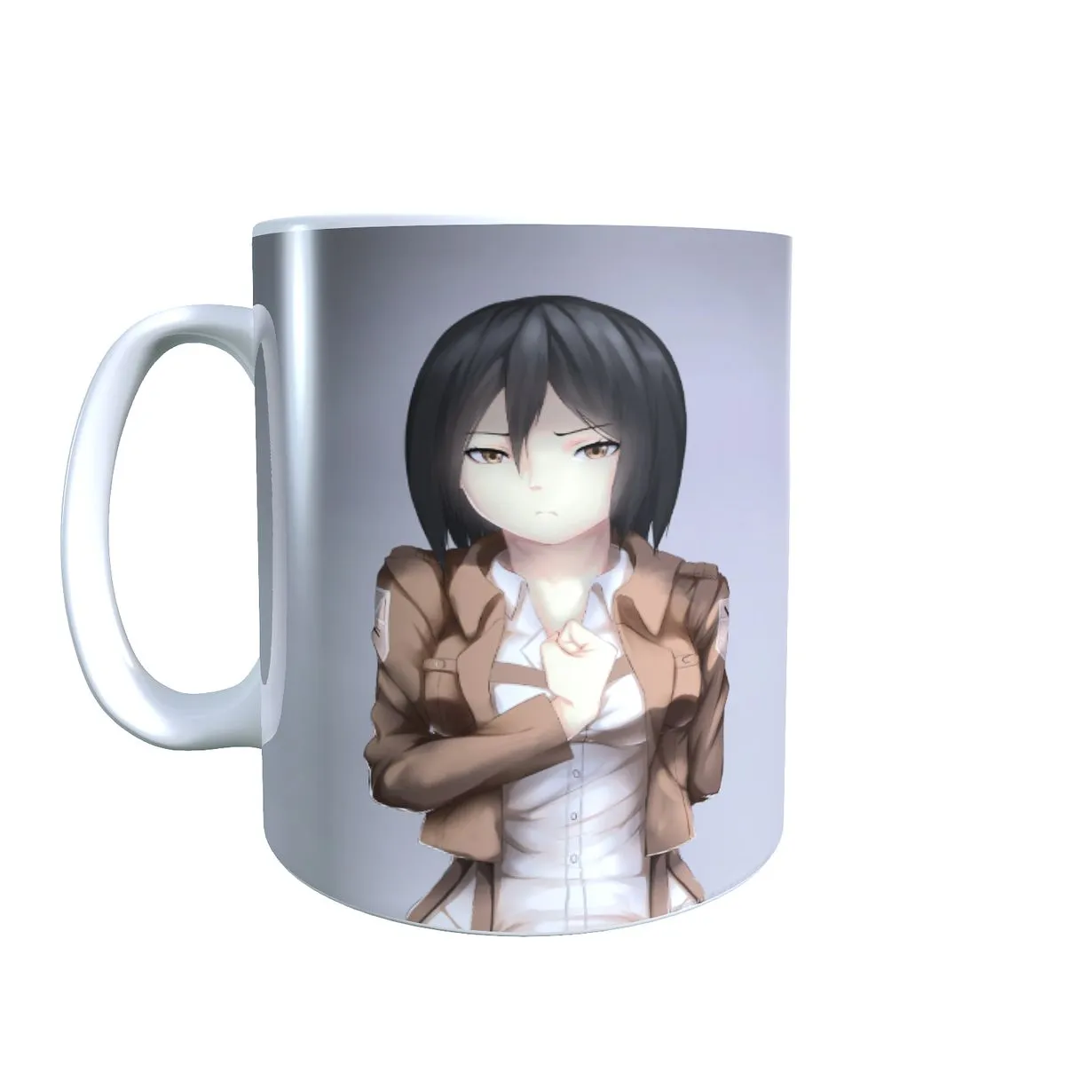 Mikasa Serious - Attack on Titan Coffee Mug
