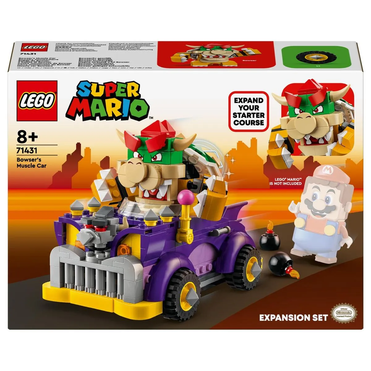 LEGO® Super Mario™ Bowser’s Muscle Car Expansion Set