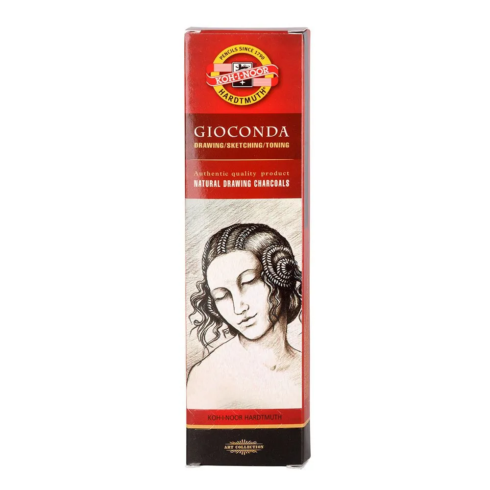 Koh-i-noor Natural Charcoal 8-9mm 4pc Set