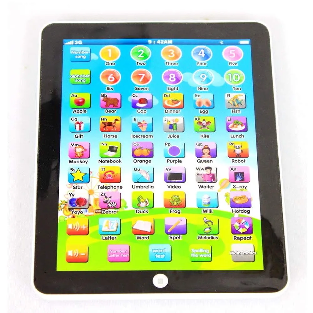 Children's Early Education Learning Puzzle Tablet Educational Learning Mat