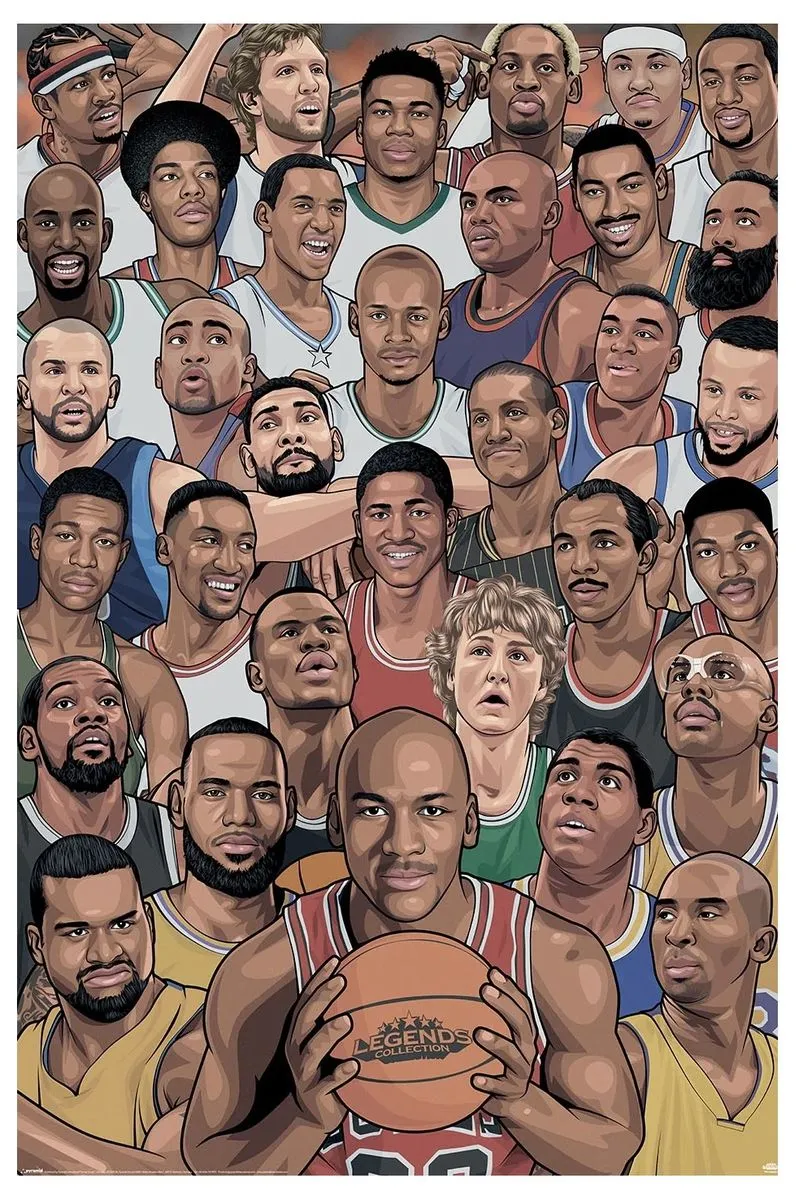 Legends (Basketball's Greatest) Poster