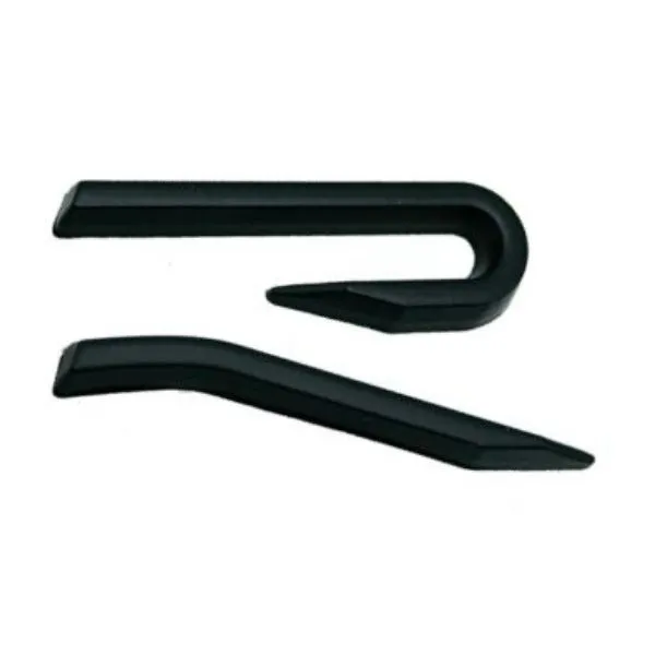 VW R Rear Badge - Black