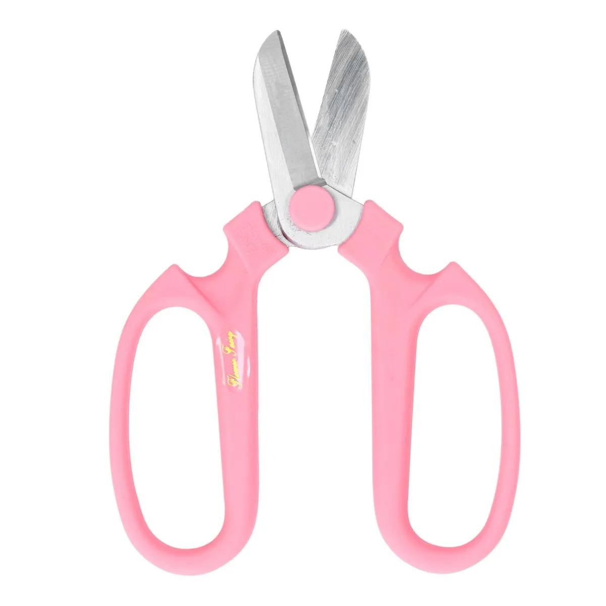 Pink Carbon Steel Garden Shears Nonslip Handle