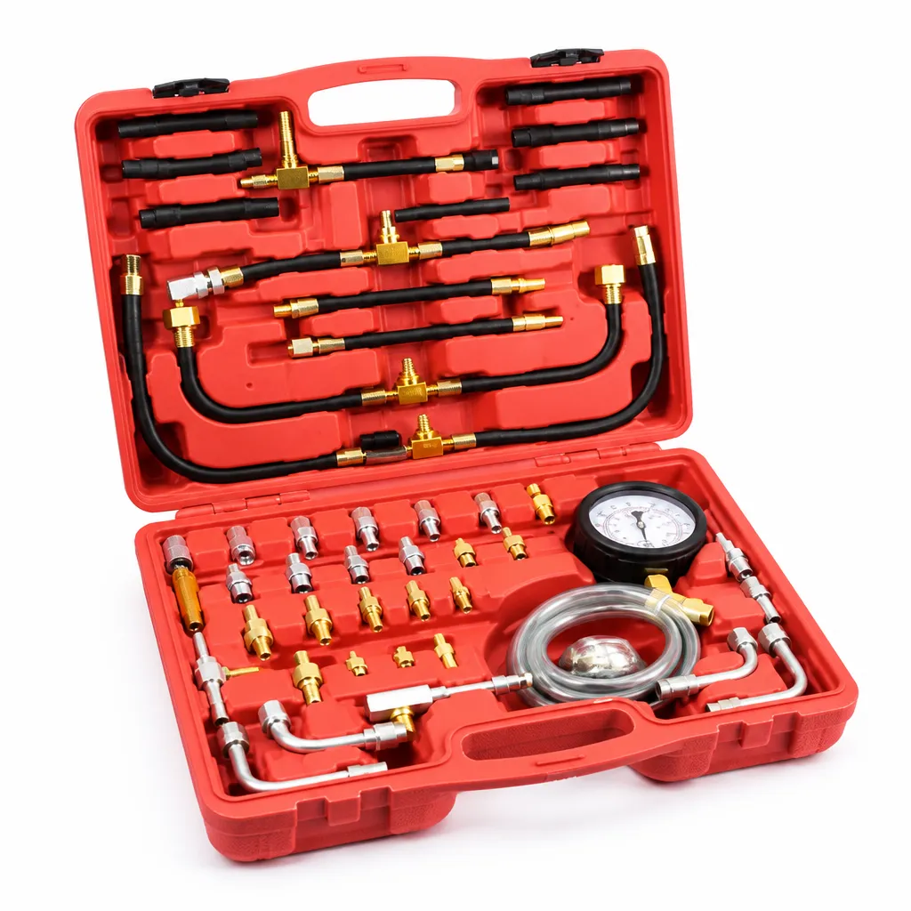 Fuel Pressure Gauge Kit with Hose and Fittings