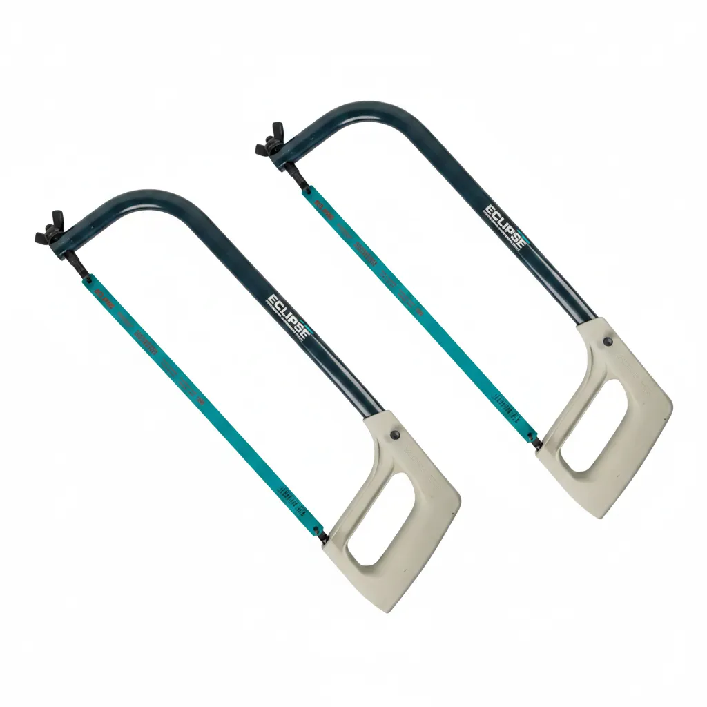 Eclipse 30cm Hacksaw with 20 TPI Blade for Fine Cutting - 2 Pack