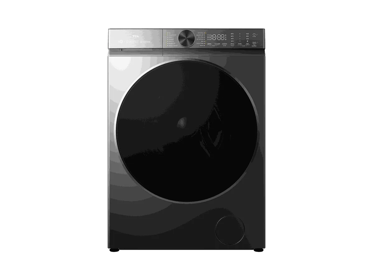 TCL 12 Kg Front Loader Washing Machine Direct Drive Inverter Motor - Grey